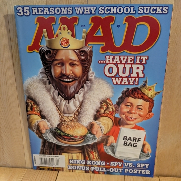 MAD Magazine with Burger King Cover - Picture 1 of 6